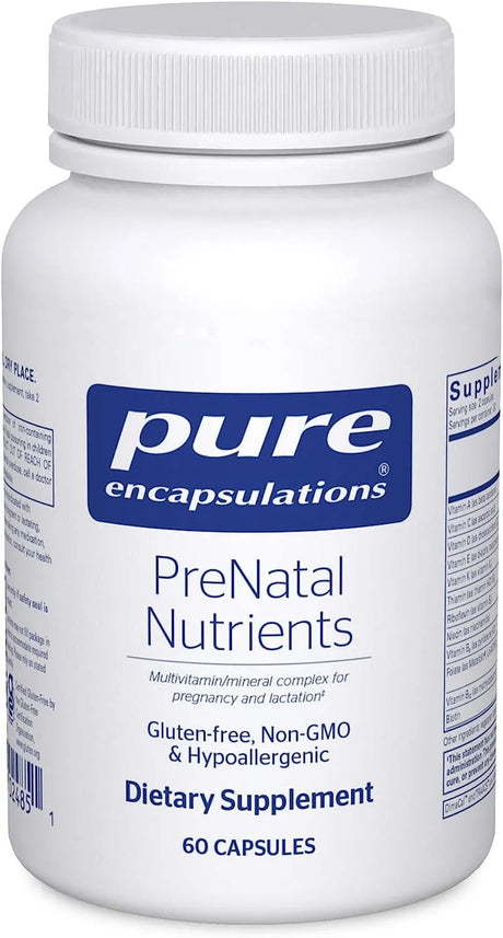 PURE ENCAPSULATIONS - Pure Encapsulations PreNatal Nutrients 60 Capsulas - The Red Vitamin MX - Suplementos Alimenticios - {{ shop.shopifyCountryName }}