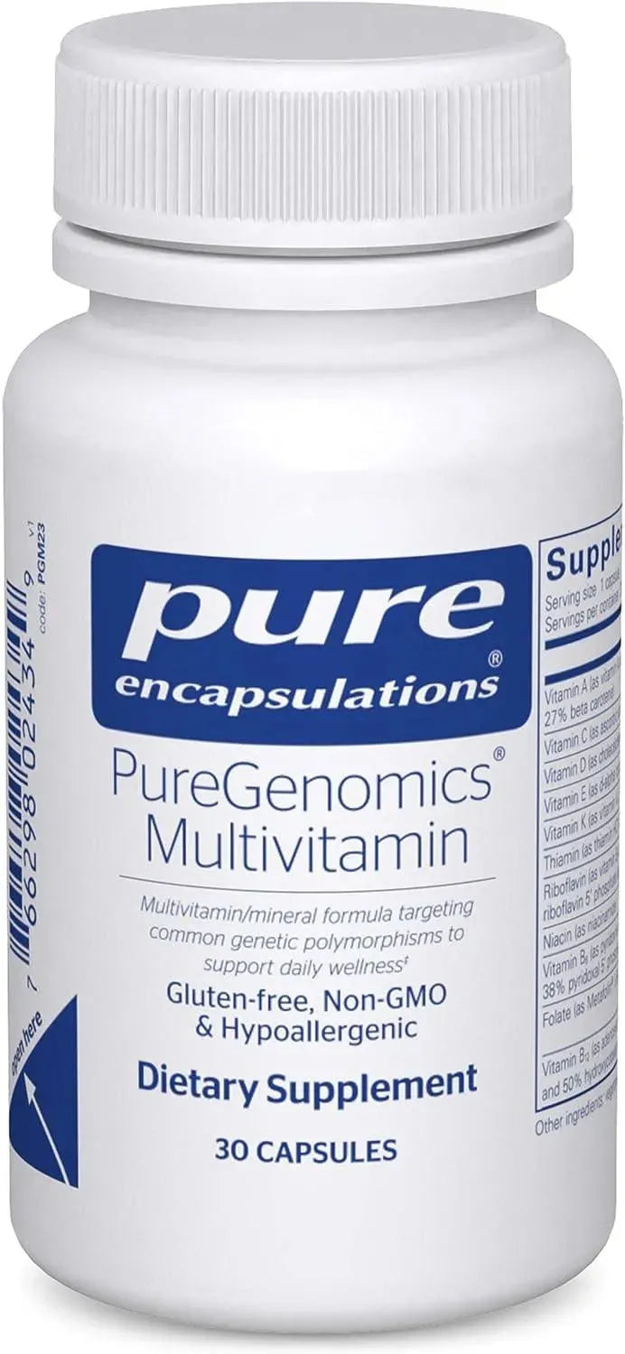 PURE ENCAPSULATIONS - Pure Encapsulations PureGenomics Multivitamin 30 Capsulas - The Red Vitamin MX - Suplementos Alimenticios - {{ shop.shopifyCountryName }}