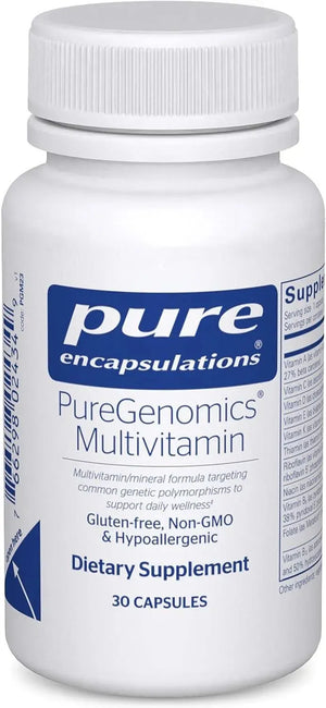 PURE ENCAPSULATIONS - Pure Encapsulations PureGenomics Multivitamin 30 Capsulas - The Red Vitamin MX - Suplementos Alimenticios - {{ shop.shopifyCountryName }}