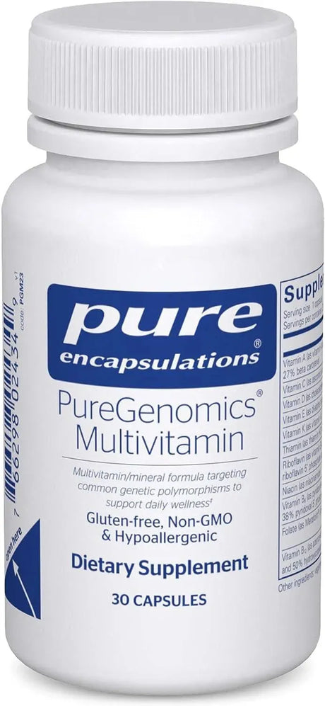 PURE ENCAPSULATIONS - Pure Encapsulations PureGenomics Multivitamin 30 Capsulas - The Red Vitamin MX - Suplementos Alimenticios - {{ shop.shopifyCountryName }}