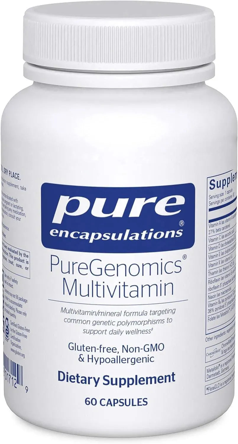 PURE ENCAPSULATIONS - Pure Encapsulations PureGenomics Multivitamin 60 Capsulas - The Red Vitamin MX - Suplementos Alimenticios - {{ shop.shopifyCountryName }}
