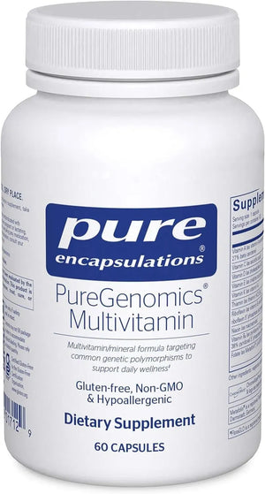 PURE ENCAPSULATIONS - Pure Encapsulations PureGenomics Multivitamin 60 Capsulas - The Red Vitamin MX - Suplementos Alimenticios - {{ shop.shopifyCountryName }}