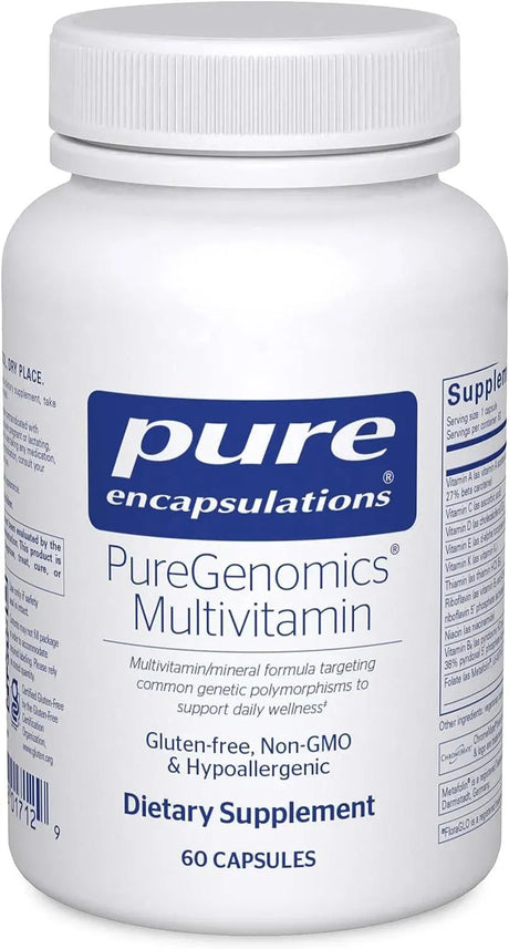 PURE ENCAPSULATIONS - Pure Encapsulations PureGenomics Multivitamin 60 Capsulas - The Red Vitamin MX - Suplementos Alimenticios - {{ shop.shopifyCountryName }}