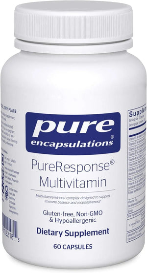 PURE ENCAPSULATIONS - Pure Encapsulations PureResponse Multivitamin 60 Capsulas - The Red Vitamin MX - Suplementos Alimenticios - {{ shop.shopifyCountryName }}