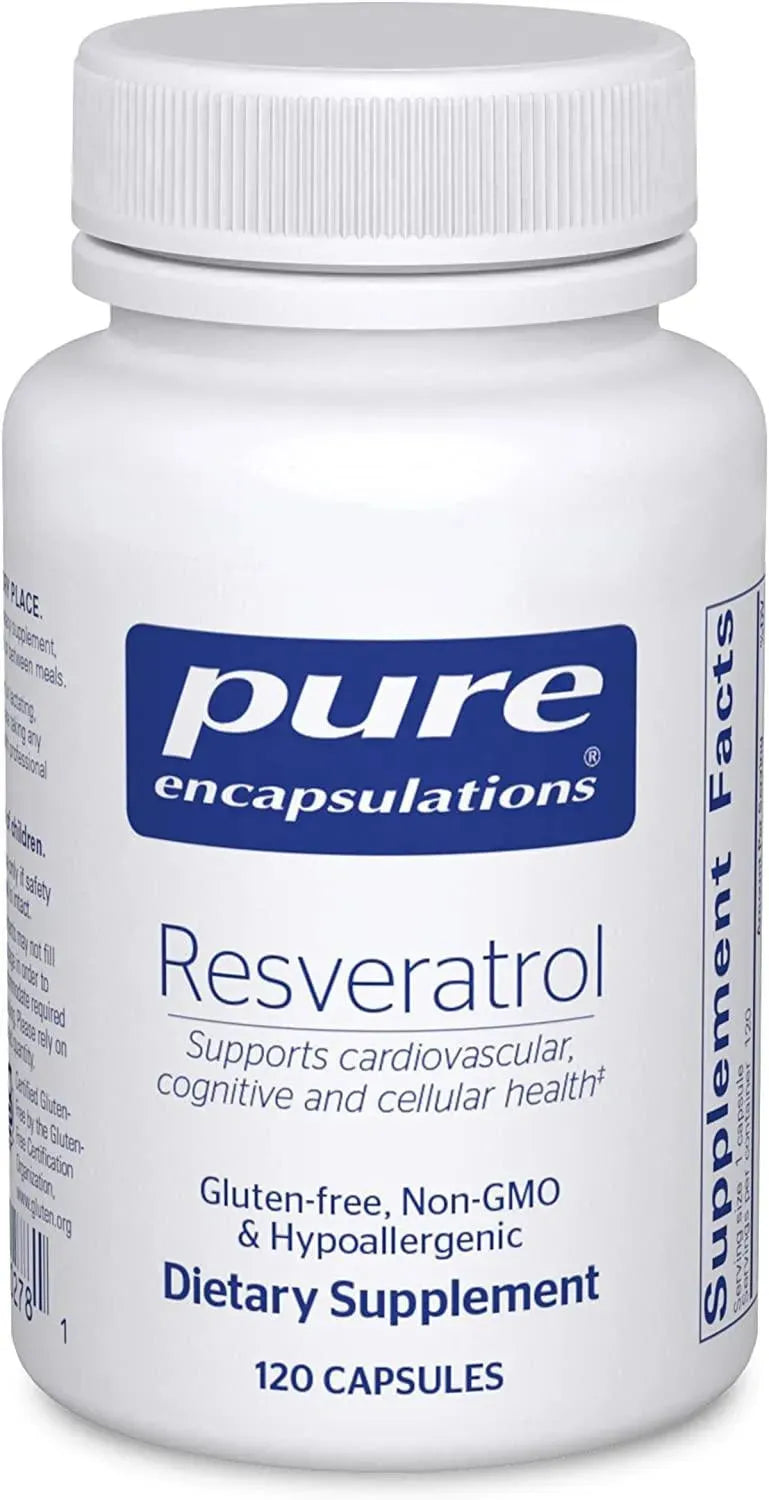 PURE ENCAPSULATIONS - Pure Encapsulations Resveratrol 120 Capsulas - The Red Vitamin MX - Suplementos Alimenticios - {{ shop.shopifyCountryName }}