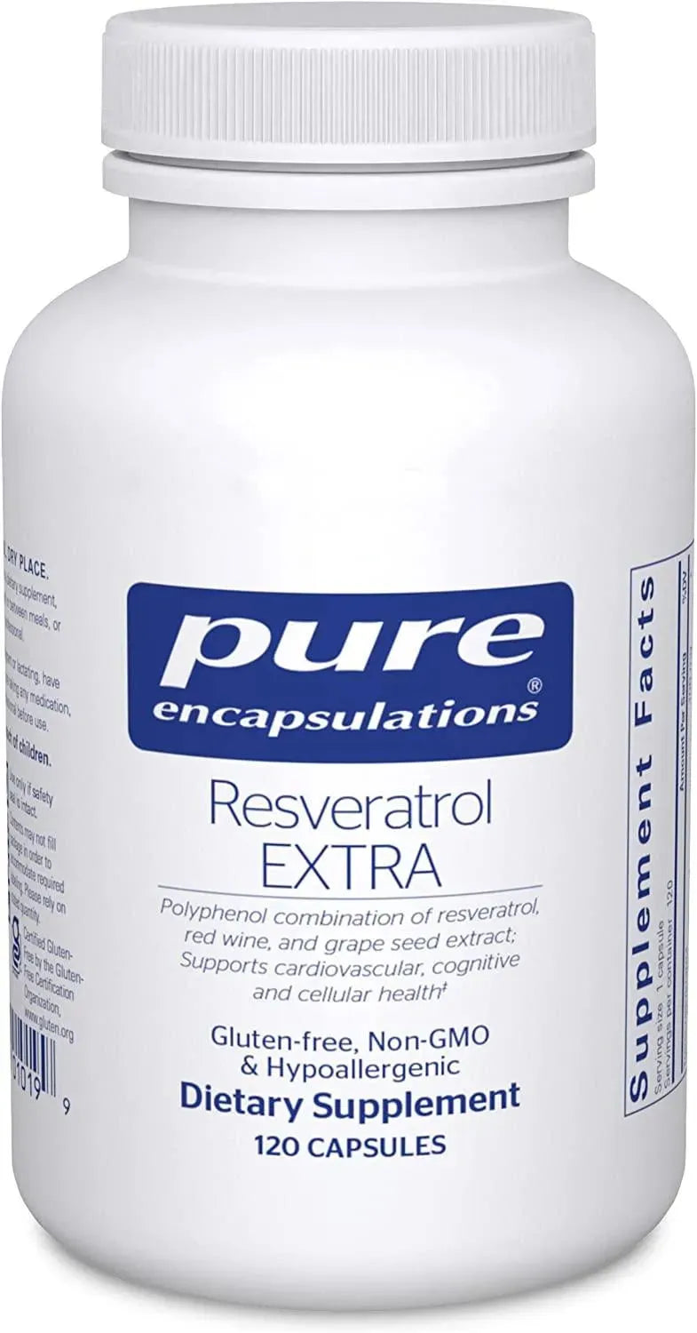 PURE ENCAPSULATIONS - Pure Encapsulations Resveratrol Extra 120 Capsulas - The Red Vitamin MX - Suplementos Alimenticios - {{ shop.shopifyCountryName }}