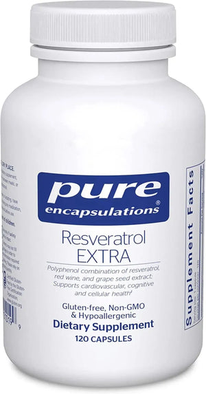 PURE ENCAPSULATIONS - Pure Encapsulations Resveratrol Extra 120 Capsulas - The Red Vitamin MX - Suplementos Alimenticios - {{ shop.shopifyCountryName }}