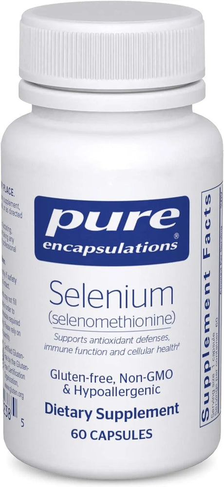 PURE ENCAPSULATIONS - Pure Encapsulations Selenium 60 Capsulas - The Red Vitamin MX - Suplementos Alimenticios - {{ shop.shopifyCountryName }}