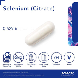 PURE ENCAPSULATIONS - Pure Encapsulations Selenium Citrate 180 Capsulas - The Red Vitamin MX - Suplementos Alimenticios - {{ shop.shopifyCountryName }}