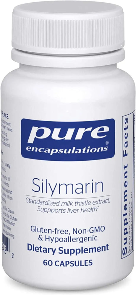 PURE ENCAPSULATIONS - Pure Encapsulations Silymarin Milk Thistle Extract 60 Capsulas - The Red Vitamin MX - Suplementos Alimenticios - {{ shop.shopifyCountryName }}