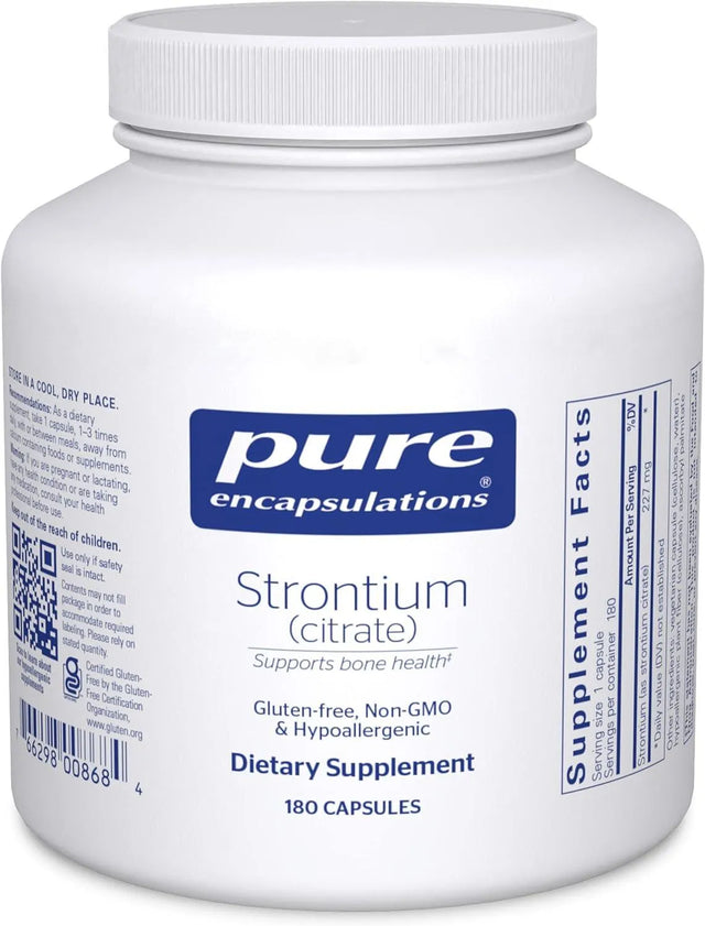 PURE ENCAPSULATIONS - Pure Encapsulations Strontium 180 Capsulas - The Red Vitamin MX - Suplementos Alimenticios - {{ shop.shopifyCountryName }}