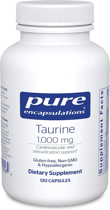 PURE ENCAPSULATIONS - Pure Encapsulations Taurine 1,000Mg. 120 Capsulas - The Red Vitamin MX - Suplementos Alimenticios - {{ shop.shopifyCountryName }}