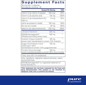 PURE ENCAPSULATIONS - Pure Encapsulations Thyroid Support Complex 60 Capsulas - The Red Vitamin MX - Suplementos Alimenticios - {{ shop.shopifyCountryName }}