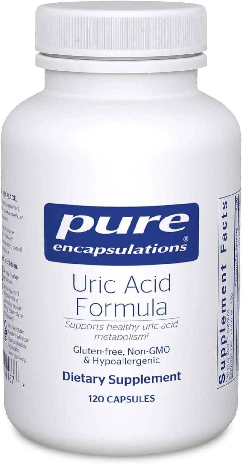 PURE ENCAPSULATIONS - Pure Encapsulations Uric Acid Formula 120 Capsulas - The Red Vitamin MX - Suplementos Alimenticios - {{ shop.shopifyCountryName }}