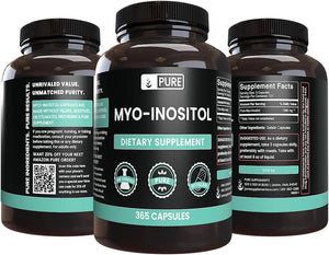 PURE ENCAPSULATIONS - Pure Original Ingredients Myo-Inositol 365 Capsulas - The Red Vitamin MX - Suplementos Alimenticios - {{ shop.shopifyCountryName }}