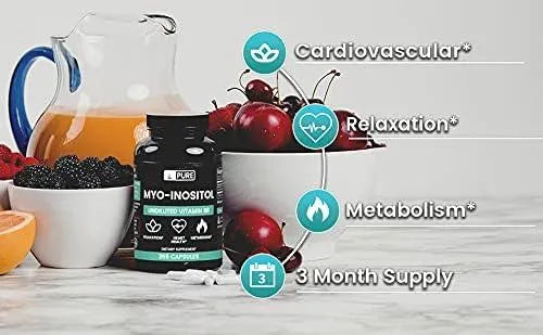 PURE ENCAPSULATIONS - Pure Original Ingredients Myo-Inositol 365 Capsulas - The Red Vitamin MX - Suplementos Alimenticios - {{ shop.shopifyCountryName }}