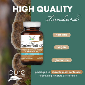 PURE ESSENTIALS - PURE ESSENCE LABS Organic Turkey Tail 4X Mushroom Extract 30 Capsulas - The Red Vitamin MX - Suplementos Alimenticios - {{ shop.shopifyCountryName }}