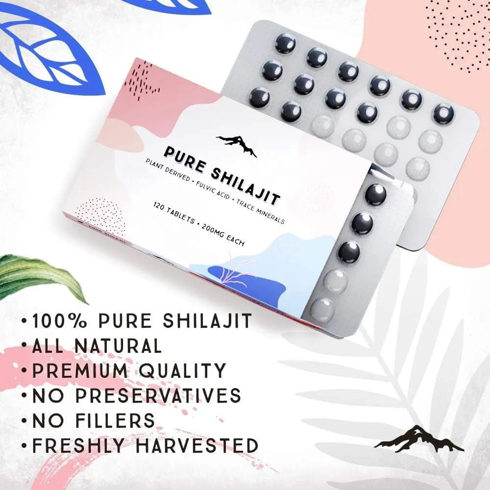 PURE HIMALAYAN SHILAJIT - Pure Himalayan Shilajit Pure Shilajit Tablets 200Mg. 90 Tabletas - The Red Vitamin MX - Suplementos Alimenticios - {{ shop.shopifyCountryName }}