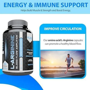 PURE LABEL NUTRITION - Pure Label Nutrition L Arginine 180 Capsulas - The Red Vitamin MX - Suplementos Alimenticios - {{ shop.shopifyCountryName }}