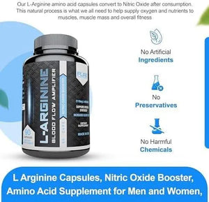 PURE LABEL NUTRITION - Pure Label Nutrition L Arginine 180 Capsulas - The Red Vitamin MX - Suplementos Alimenticios - {{ shop.shopifyCountryName }}