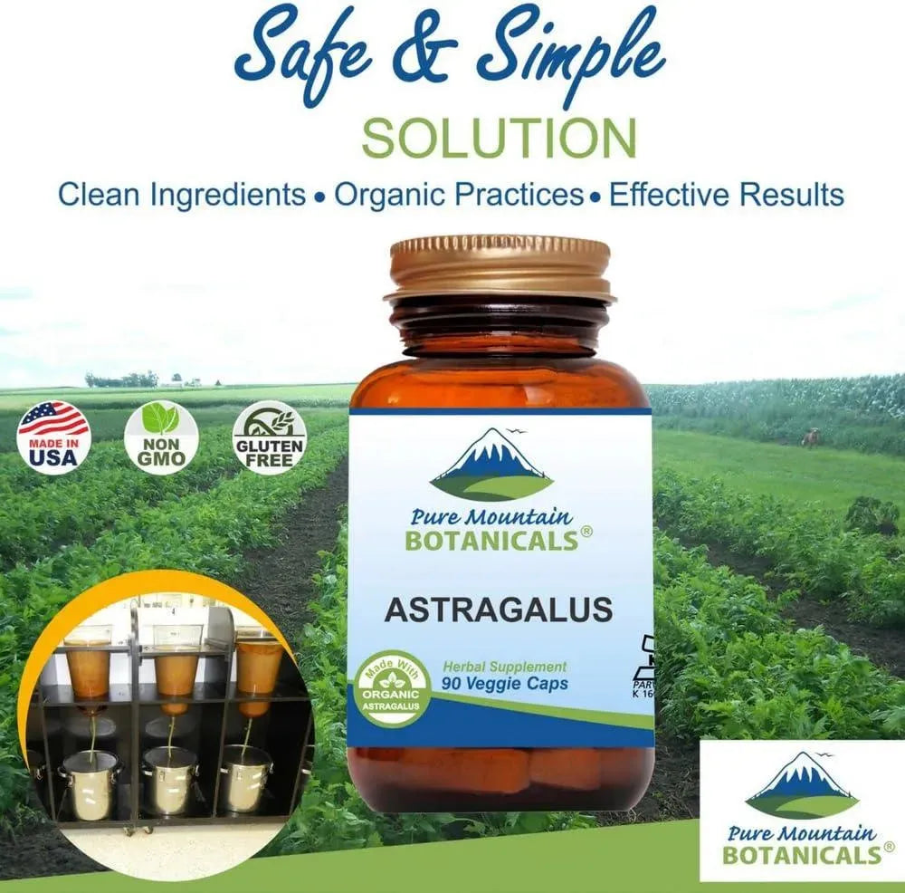 PURE MOUNTAIN BOTANICALS - Pure Mountain Botanicals Astragalus Root 90 Capsulas - The Red Vitamin MX - Suplementos Alimenticios - {{ shop.shopifyCountryName }}