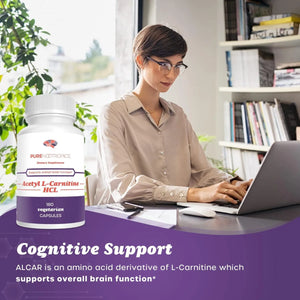 PURE NOOTROPICS - Pure Nootropics Acetyl L-Carnitine (ALCAR) 500Mg. 180 Capsulas - The Red Vitamin MX - Suplementos Alimenticios - {{ shop.shopifyCountryName }}