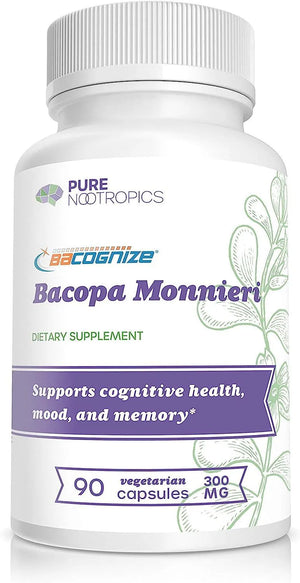 PURE NOOTROPICS - Pure Nootropics BaCognize Bacopa Monnieri Extract 300Mg. 90 Capsulas - The Red Vitamin MX - Suplementos Alimenticios - {{ shop.shopifyCountryName }}