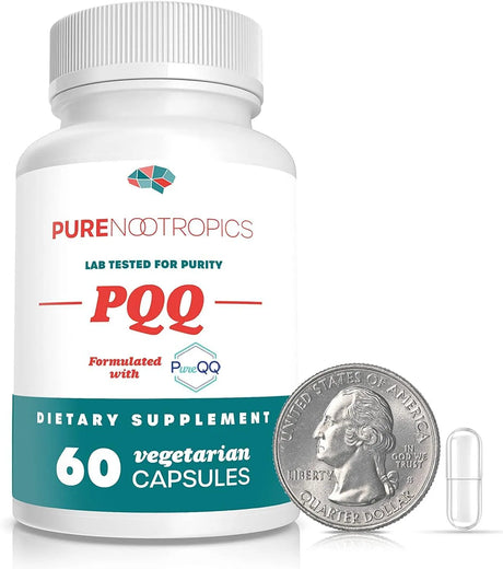 PURE NOOTROPICS - Pure Nootropics PQQ Pyrroloquinoline Quinone 20Mg. 60 Capsulas - The Red Vitamin MX - Suplementos Alimenticios - {{ shop.shopifyCountryName }}