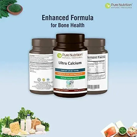 PURE NUTRITION - Pure Nutrition Ultra Calcium Citrate 1000Mg. 90 Tabletas - The Red Vitamin MX - Suplementos Alimenticios - {{ shop.shopifyCountryName }}