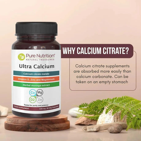 PURE NUTRITION - Pure Nutrition Ultra Calcium Citrate 1250Mg. 120 Tabletas - The Red Vitamin MX - Suplementos Alimenticios - {{ shop.shopifyCountryName }}