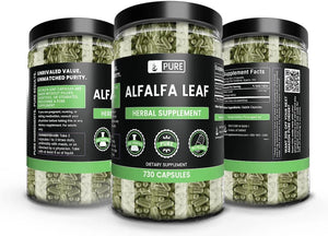 PURE ORIGINAL INGREDIENTS - Pure Original Ingredients Alfalfa Leaf 730 Capsulas - The Red Vitamin MX - Suplementos Alimenticios - {{ shop.shopifyCountryName }}