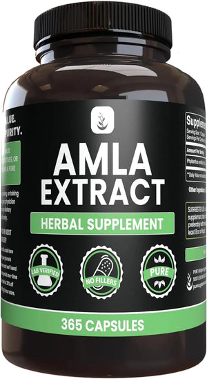 PURE ORIGINAL INGREDIENTS - Pure Original Ingredients Amla Extract 365 Capsulas - The Red Vitamin MX - Suplementos Alimenticios - {{ shop.shopifyCountryName }}