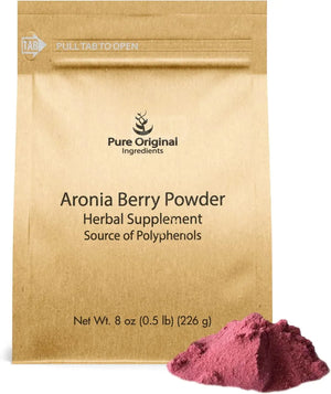 PURE ORIGINAL INGREDIENTS - Pure Original Ingredients Aronia Berry Powder 226Gr. - The Red Vitamin MX - Suplementos Alimenticios - {{ shop.shopifyCountryName }}