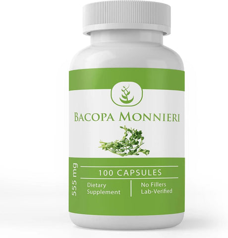 PURE ORIGINAL INGREDIENTS - Pure Original Ingredients Bacopa Monnieri 555Mg. 100 Capsulas - The Red Vitamin MX - Suplementos Alimenticios - {{ shop.shopifyCountryName }}