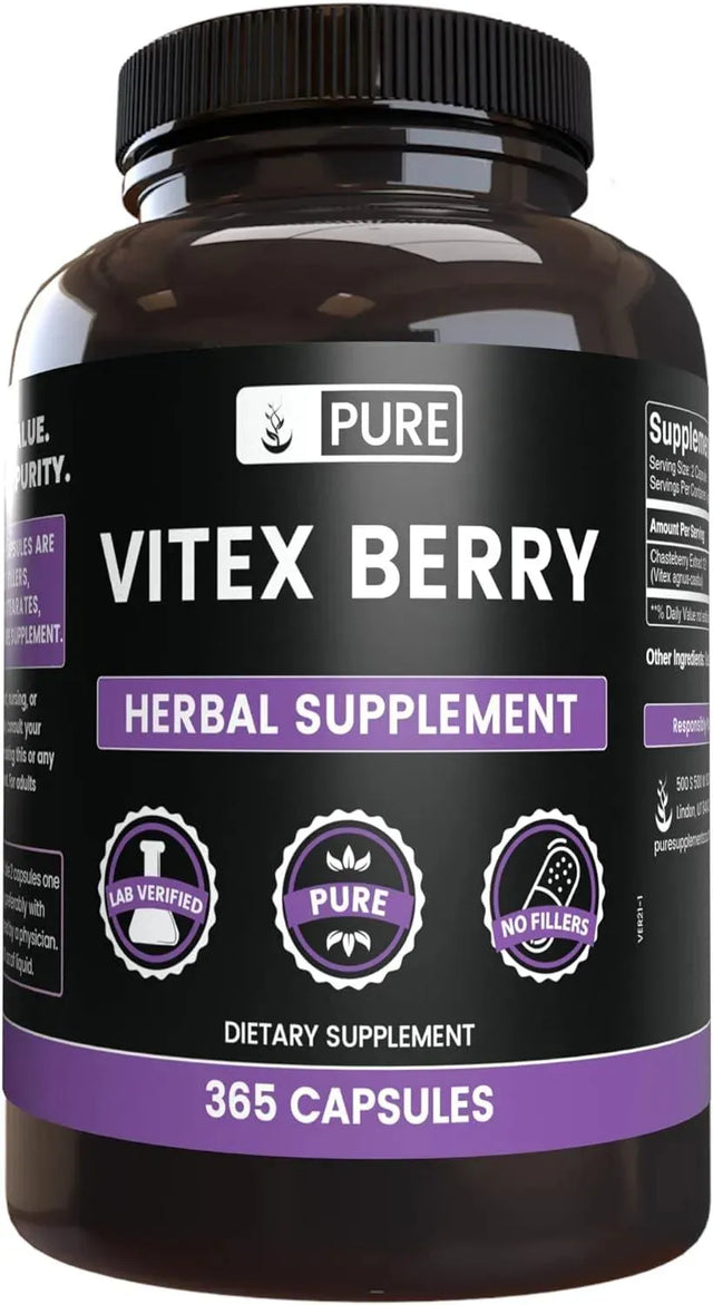 PURE ORIGINAL INGREDIENTS - Pure Original Ingredients Baya Casto Berry 365 Capsulas - The Red Vitamin MX - Suplementos Alimenticios - {{ shop.shopifyCountryName }}