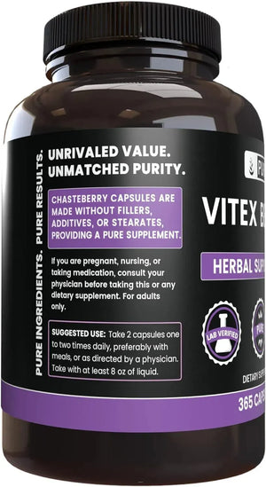 PURE ORIGINAL INGREDIENTS - Pure Original Ingredients Baya Casto Berry 365 Capsulas - The Red Vitamin MX - Suplementos Alimenticios - {{ shop.shopifyCountryName }}