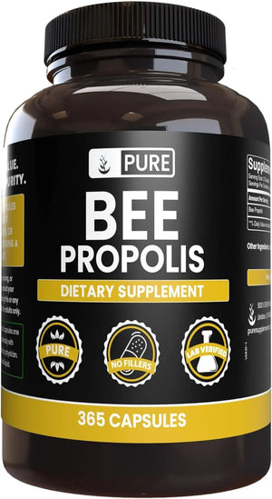 PURE ORIGINAL INGREDIENTS - Pure Original Ingredients Bee Propolis 365 Capsulas - The Red Vitamin MX - Suplementos Alimenticios - {{ shop.shopifyCountryName }}