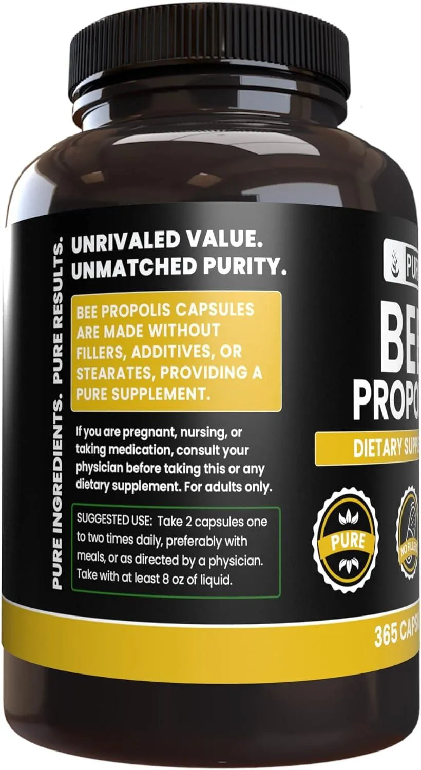 PURE ORIGINAL INGREDIENTS - Pure Original Ingredients Bee Propolis 365 Capsulas - The Red Vitamin MX - Suplementos Alimenticios - {{ shop.shopifyCountryName }}