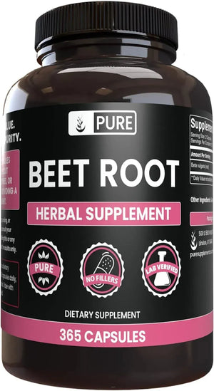 PURE ORIGINAL INGREDIENTS - Pure Original Ingredients Beet Root 365 Capsulas - The Red Vitamin MX - Suplementos Alimenticios - {{ shop.shopifyCountryName }}