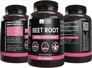 PURE ORIGINAL INGREDIENTS - Pure Original Ingredients Beet Root 365 Capsulas - The Red Vitamin MX - Suplementos Alimenticios - {{ shop.shopifyCountryName }}