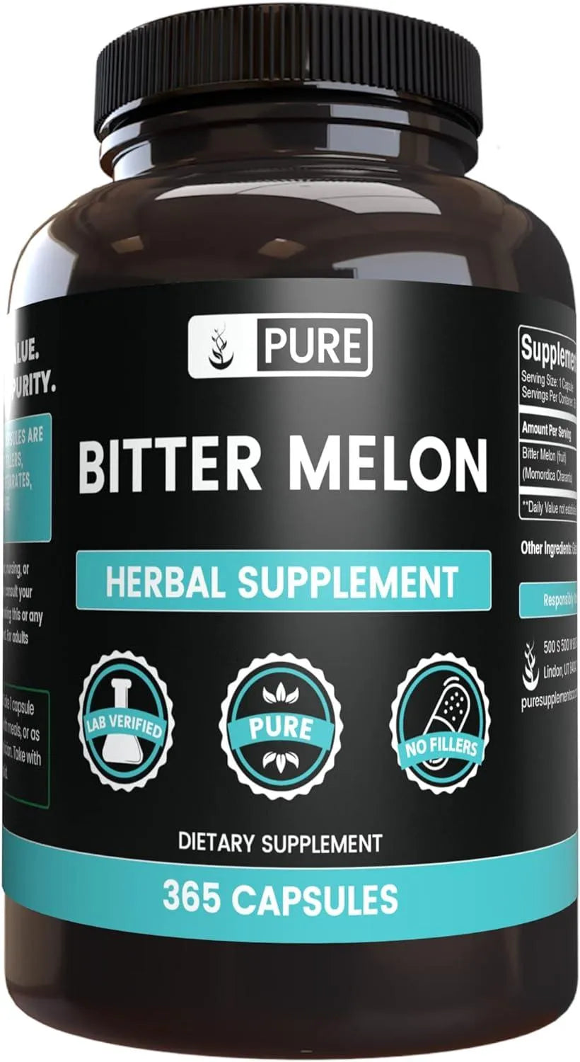 PURE ORIGINAL INGREDIENTS - Pure Original Ingredients Bitter Melon 365 Capsulas - The Red Vitamin MX - Suplementos Alimenticios - {{ shop.shopifyCountryName }}