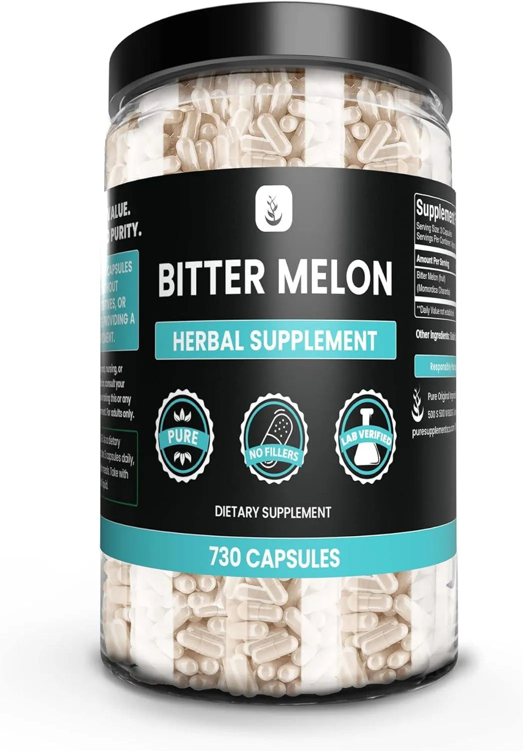 PURE ORIGINAL INGREDIENTS - PURE ORIGINAL INGREDIENTS Bitter Melon Extract 730 Capsulas - The Red Vitamin MX - Suplementos Alimenticios - {{ shop.shopifyCountryName }}