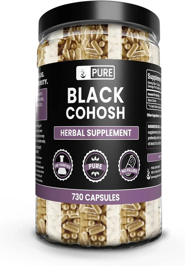 PURE ORIGINAL INGREDIENTS - Pure Original Ingredients Black Cohosh 730 Capsulas - The Red Vitamin MX - Suplementos Alimenticios - {{ shop.shopifyCountryName }}