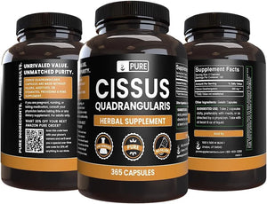 PURE ORIGINAL INGREDIENTS - Pure Original Ingredients Cissus Quadrangularis 365 Capsulas - The Red Vitamin MX - Suplementos Alimenticios - {{ shop.shopifyCountryName }}