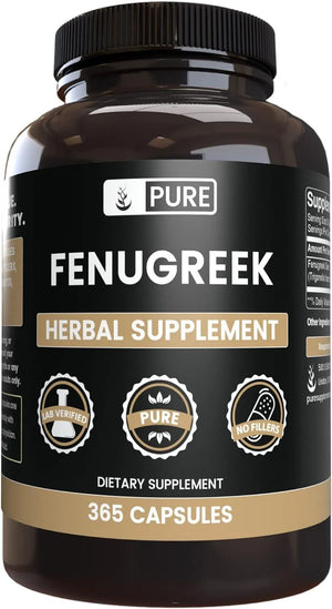 PURE ORIGINAL INGREDIENTS - Pure Original Ingredients Fenugreek 365 Capsulas - The Red Vitamin MX - Suplementos Alimenticios - {{ shop.shopifyCountryName }}