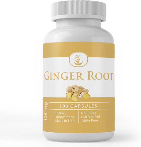 PURE ORIGINAL INGREDIENTS - Pure Original Ingredients Ginger Root 100 Capsulas - The Red Vitamin MX - Suplementos Alimenticios - {{ shop.shopifyCountryName }}