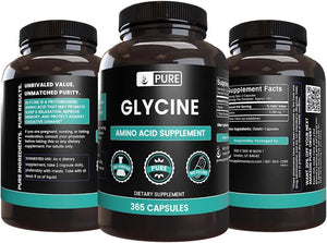 PURE ORIGINAL INGREDIENTS - Pure Original Ingredients Glycine 365 Capsulas - The Red Vitamin MX - Suplementos Alimenticios - {{ shop.shopifyCountryName }}