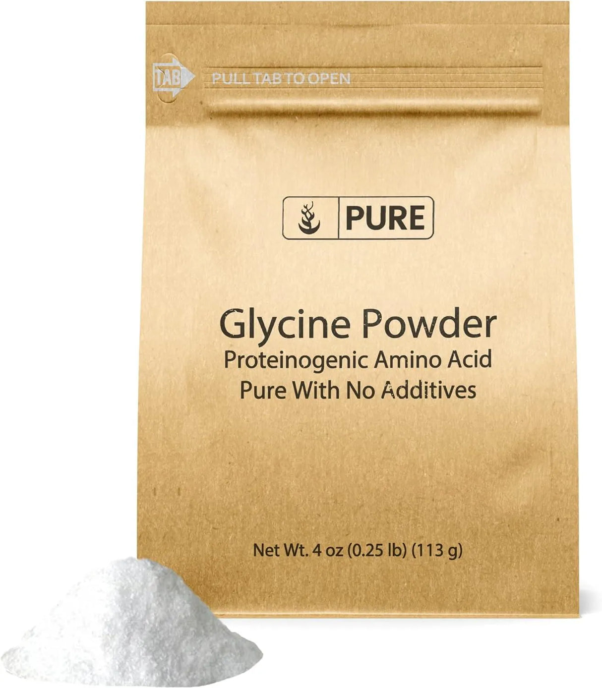 PURE ORIGINAL INGREDIENTS - Pure Original Ingredients Glycine Powder 113Gr. - The Red Vitamin MX - Suplementos Alimenticios - {{ shop.shopifyCountryName }}