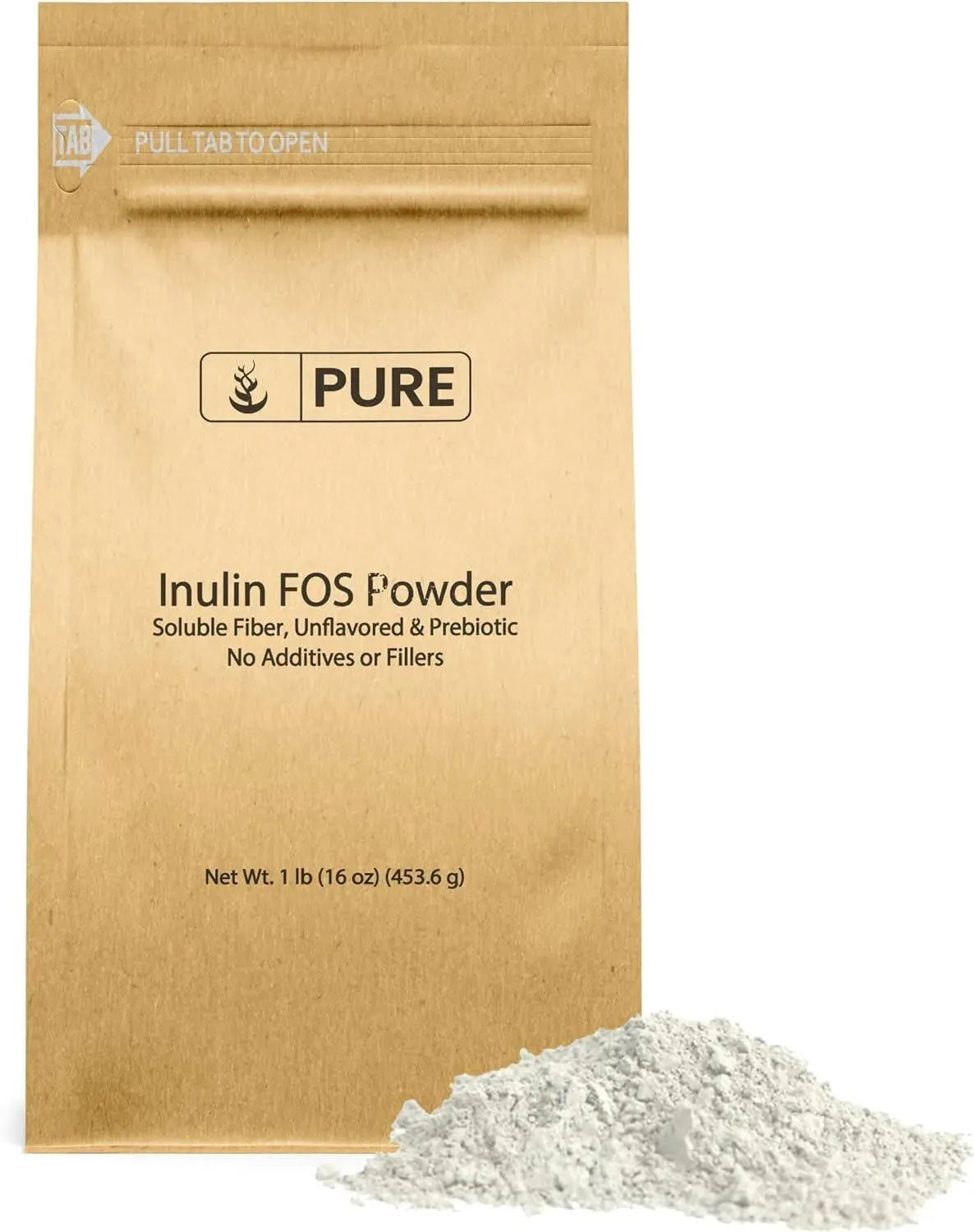 PURE ORIGINAL INGREDIENTS - Pure Original Ingredients Inulin FOS Powder 453.6Gr. - The Red Vitamin MX - Suplementos Alimenticios - {{ shop.shopifyCountryName }}