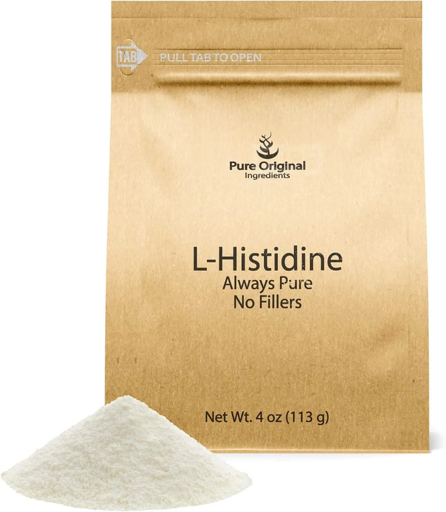 PURE ORIGINAL INGREDIENTS - Pure Original Ingredients L-Histidine Powder 113Gr. - The Red Vitamin MX - Suplementos Alimenticios - {{ shop.shopifyCountryName }}